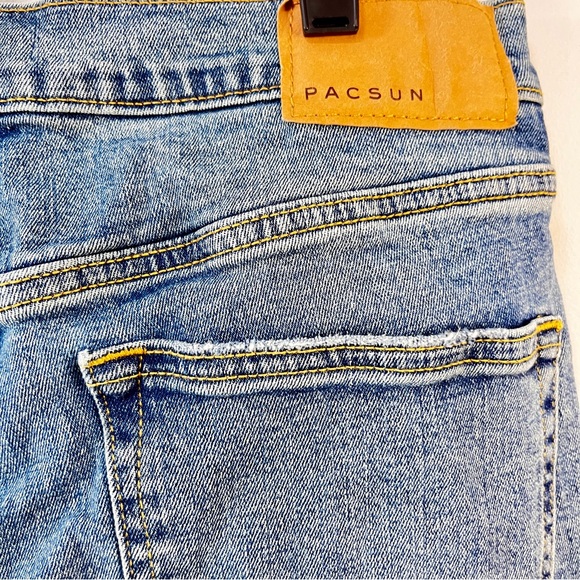 PacSun Men's Slim Taper Blue Jeans 32x30 - Picture 8 of 15